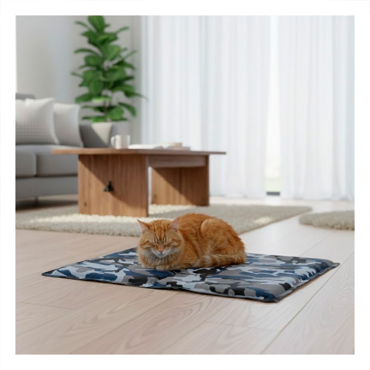 PACK6 ALFOMBRA PARA PERRO EN DIAS DE CALOR 50X65CM MD MILITAR - 2