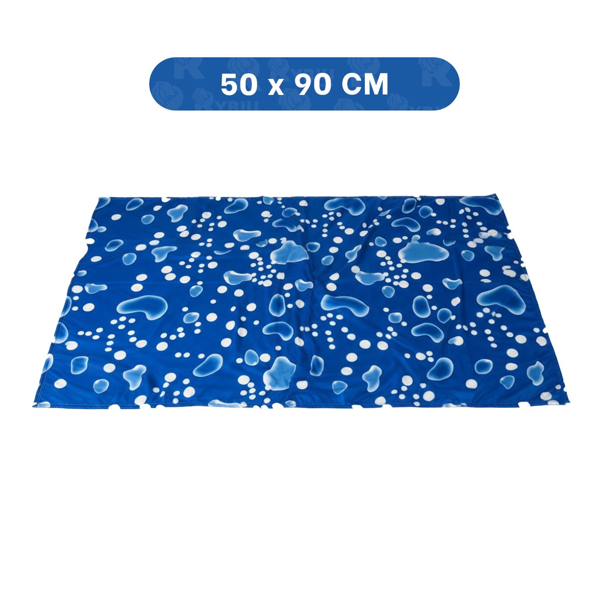PACK2 ALFOMBRA PARA GATO EN ESPACIO INTERIOR 50X90CM L AZUL ESTILO BURBUJAS Y+REGALO STICKER - 4
