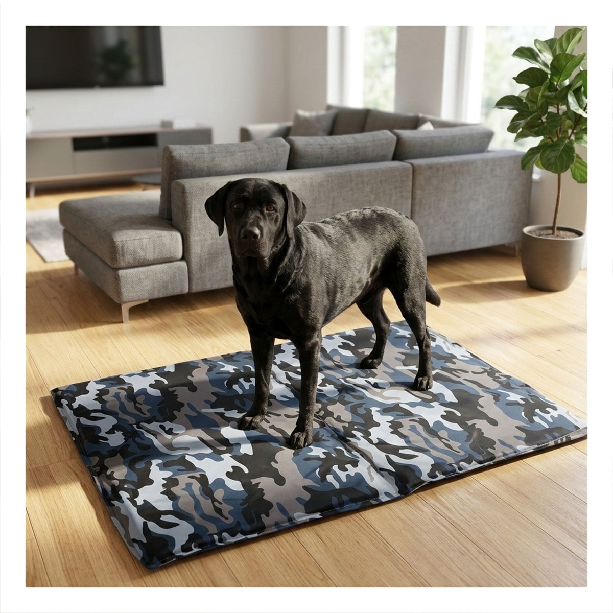 PACK4 CUBREPISO DURADERO QUE FACILITA LA LIMPIEZA Y MANTIENE FRESCO 81X96CM XL MILITAR - 3