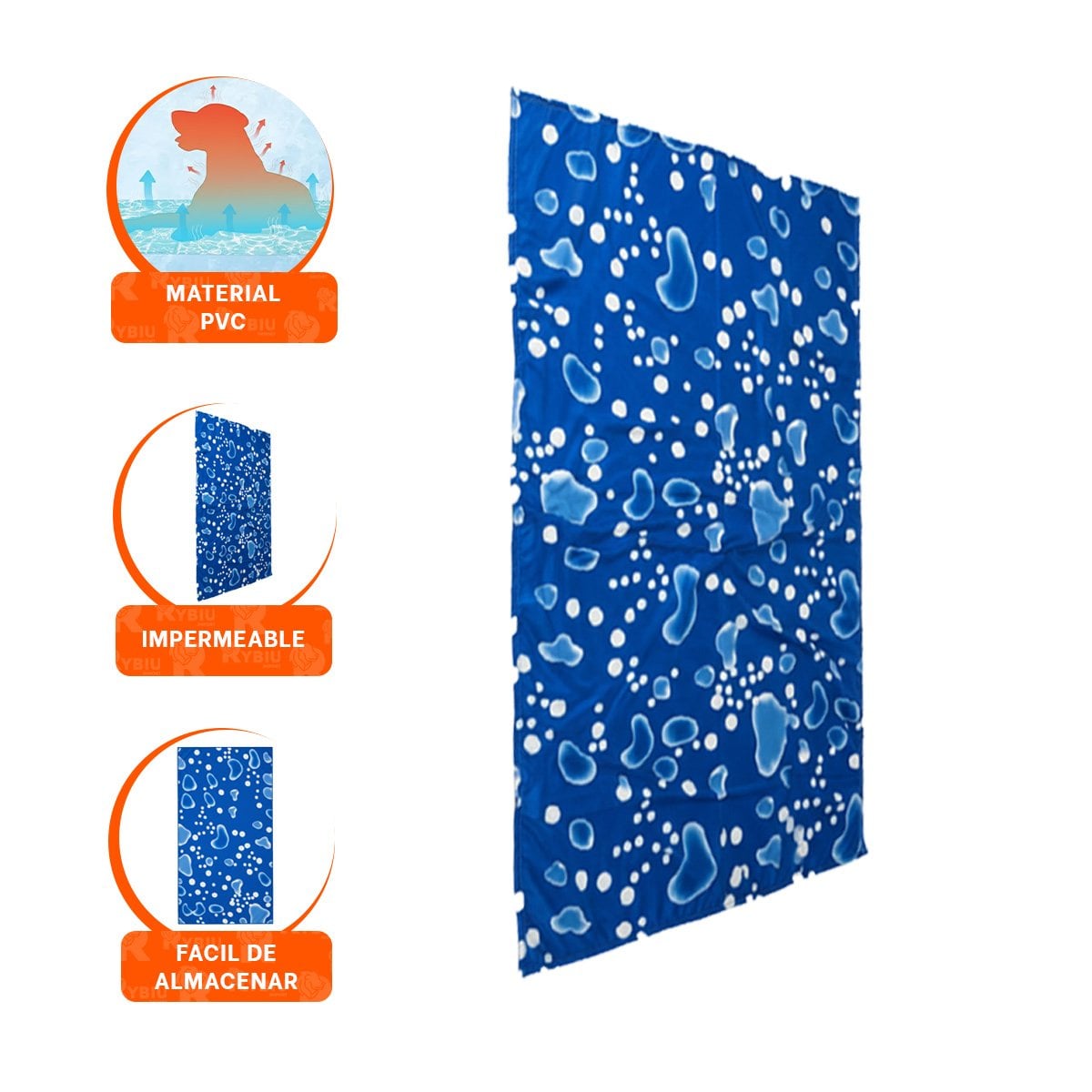 TAPIZ CON TECNOLOGIA DE ENFRIAMIENTO 50X90CM L AZUL - 3
