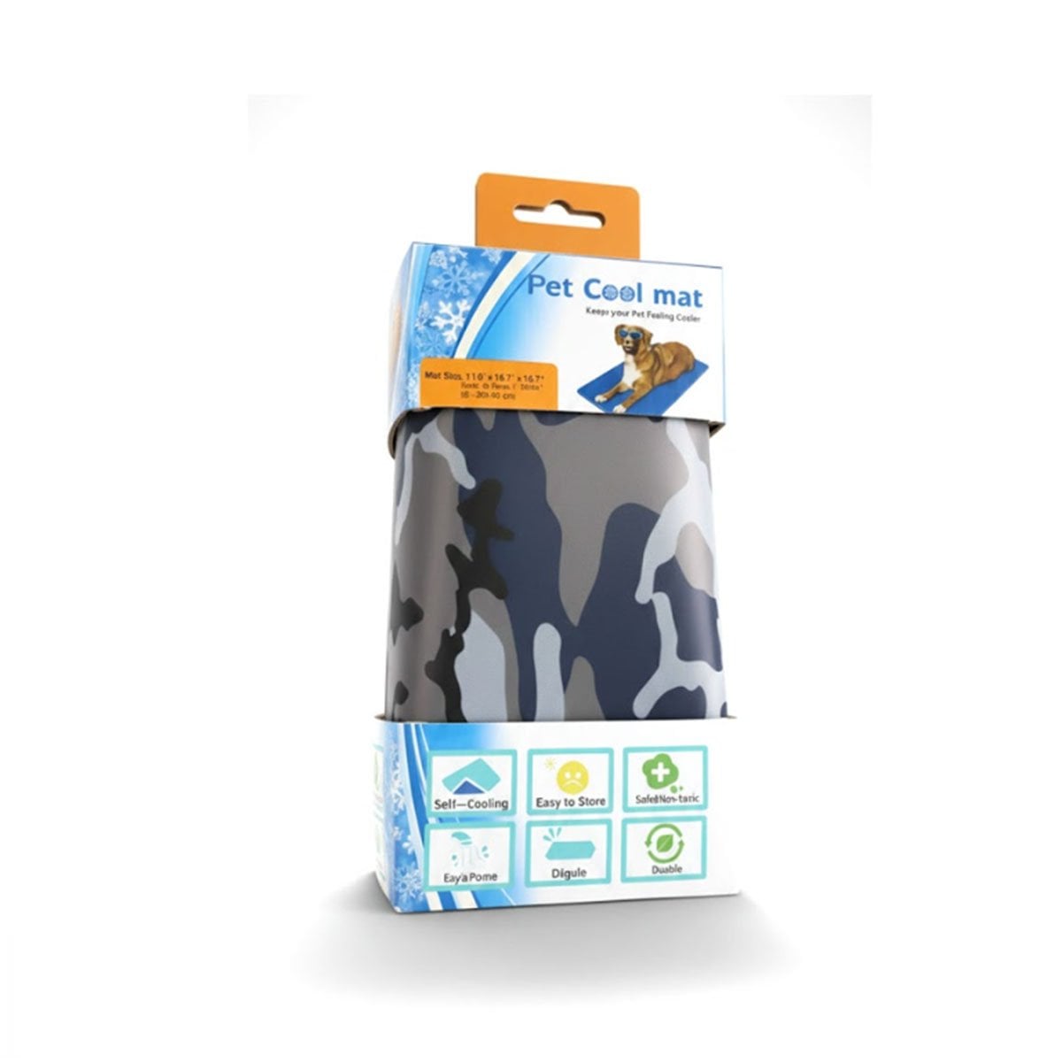 PACK4 CUBREPISO PRACTICO QUE COMBINA CONFORT Y FRESCURA 81X96CM XL MILITAR Y+PAPEL REGALO - 3