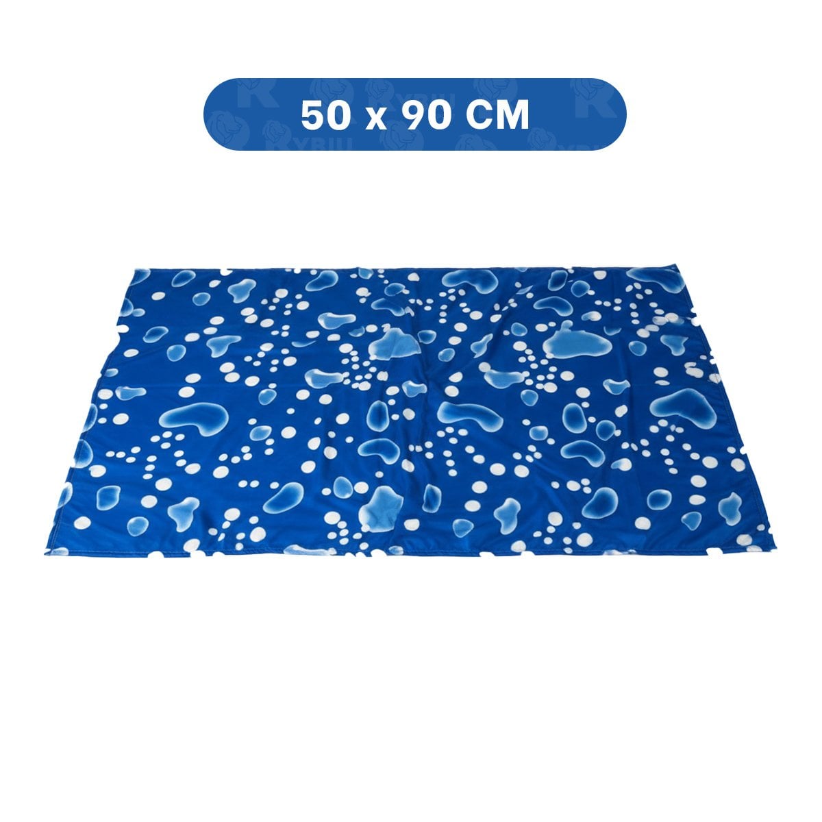 PACK6 ESTERA PRACTICA PARA USO DIARIO 50X90CM L AZUL ESTILO BURBUJAS Y+REGALO STICKER - 4