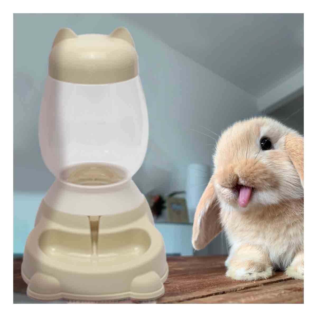 DISPENSADOR LIGERO BEIGE CON BIDON Y GATO AUTOMATICO QUE COMPLETA ZONA Y+PAPEL REGALO - 5