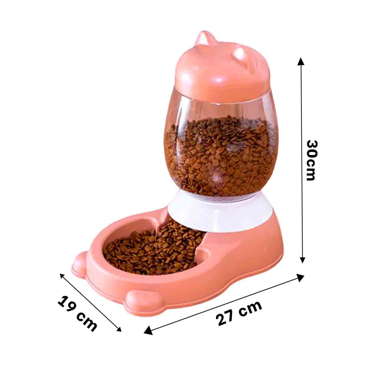 DISPENSADOR LIGERO ROSADO CON BIDON Y GATO AUTOMATICO QUE COMPLETA ZONA Y+PAPEL REGALO - 4