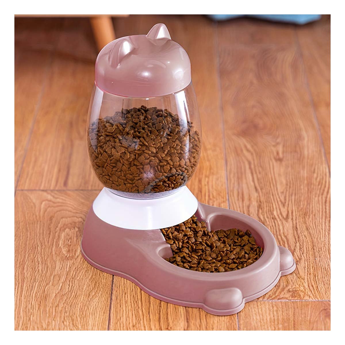 DISPENSADOR CONFORT ROSADO AUTOMATICO DE GATO CON BIDON EN AREA ESTILIZADA Y+POST IT - 3