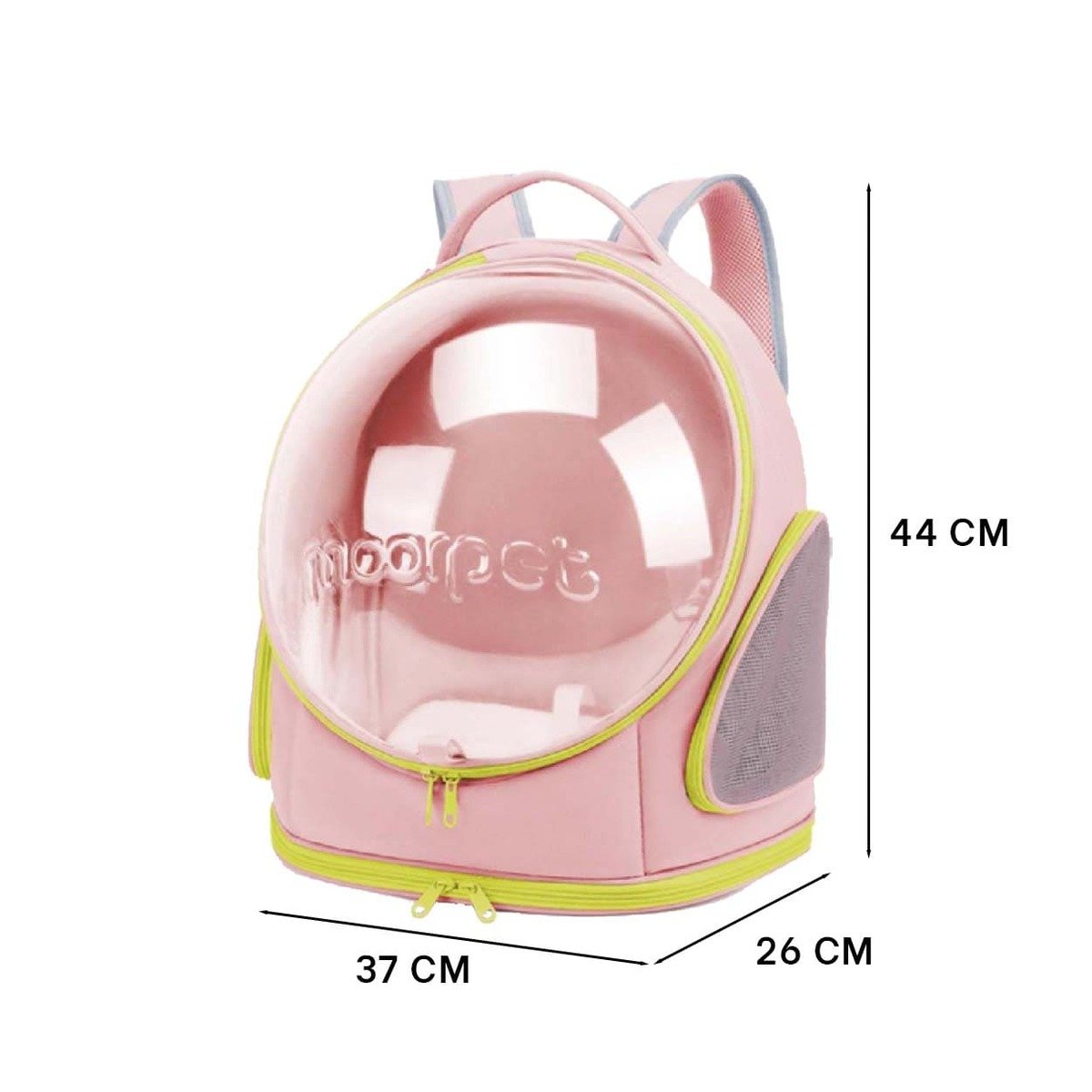 PACK2 MOCHILA DE NAVE ESPACIAL ROSADO CON APERTURA PANORAMICA Y COMODIDAD Y+PAPEL REGALO - 4