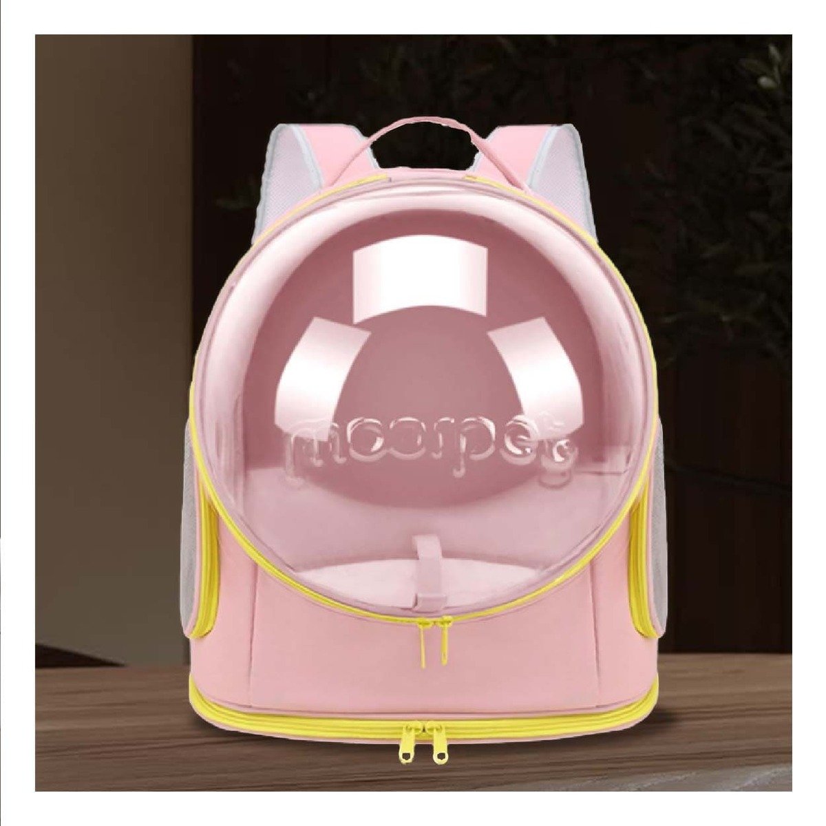 PACK2 MOCHILA DE NAVE ESPACIAL ROSADO CON APERTURA PANORAMICA Y COMODIDAD Y+PAPEL REGALO - 5