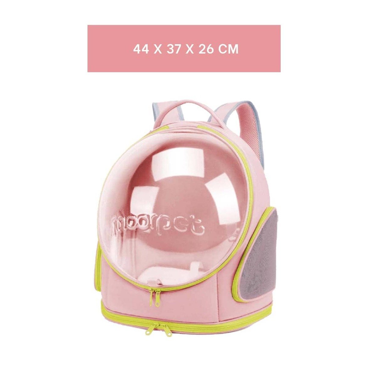 PACK2 MOCHILA CON ESPACIO PANORAMICO ROSADO Y NAVE ESPACIAL PARA VIAJES Y+REGALO STICKER - 4