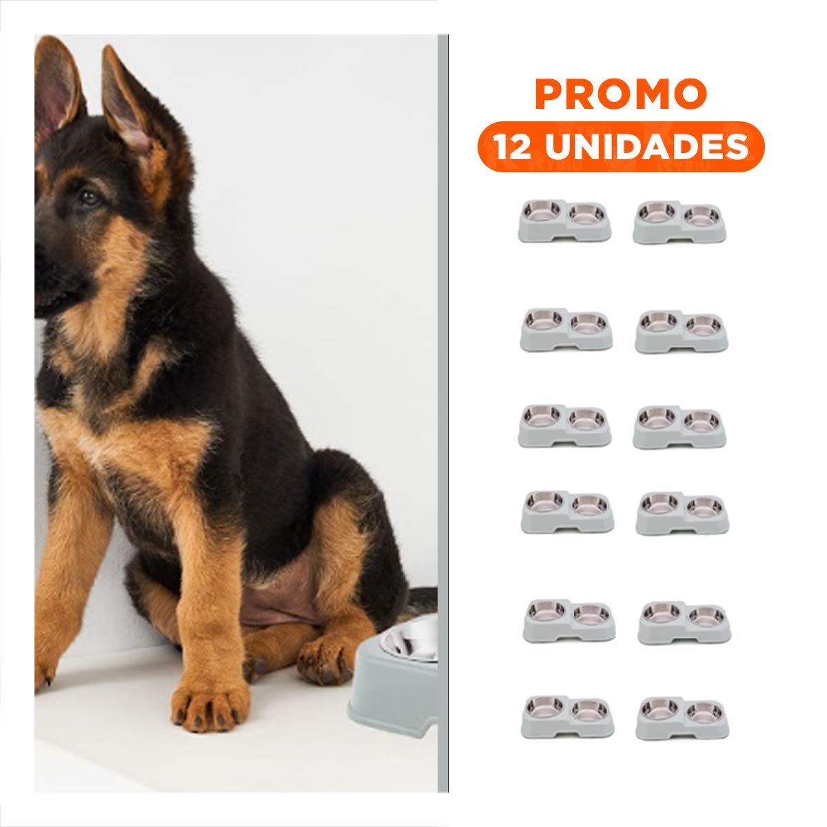 PACK12 BANDEJA DOBLE EN VERDE CON DOS NIVELES Y PLATOS DESMONTABLES COMODA Y+REGALO STICKER - 1