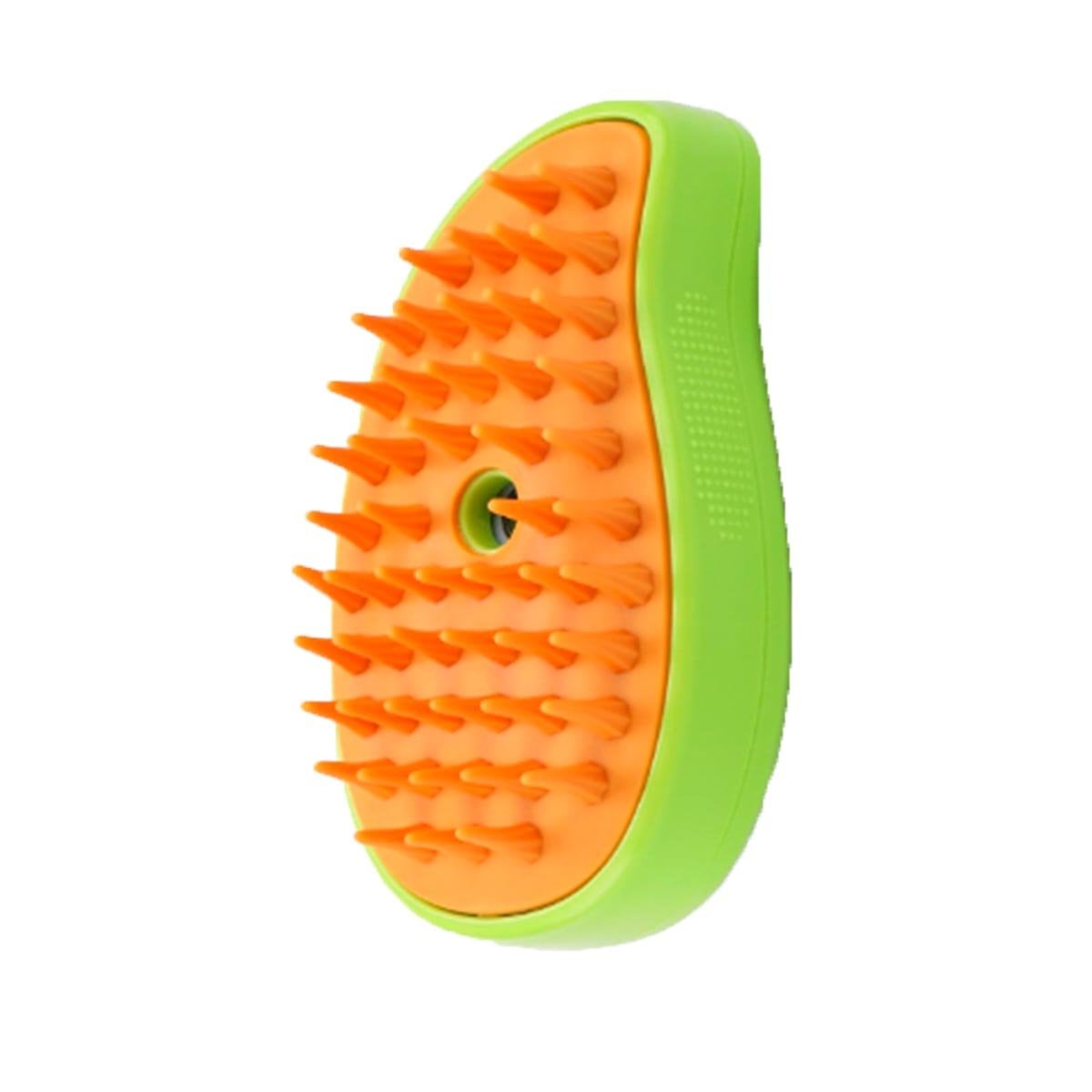 PACK4 CEPILLO EN NARANJA Y VERDE CON LIMPIEZA DE MASCOTAS Y FUNCION DE VAPOR Y+PAPEL REGALO - 3