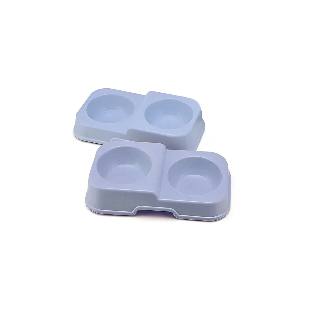 PACK4 PLATO DOBLE EN COLOR AZUL CON PLATOS DESMONTABLES Y DOS NIVELES COMODO Y+PAPEL REGALO - 3