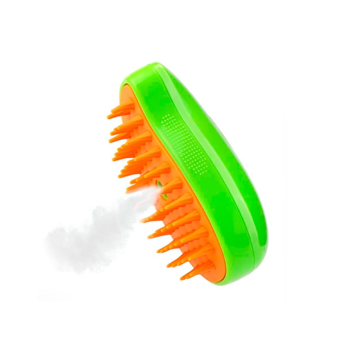 PACK2 CEPILLO CON MASCOTAS EN COLOR VERDE Y NARANJA Y SISTEMA DE VAPOR Y+REGALO STICKER - 2