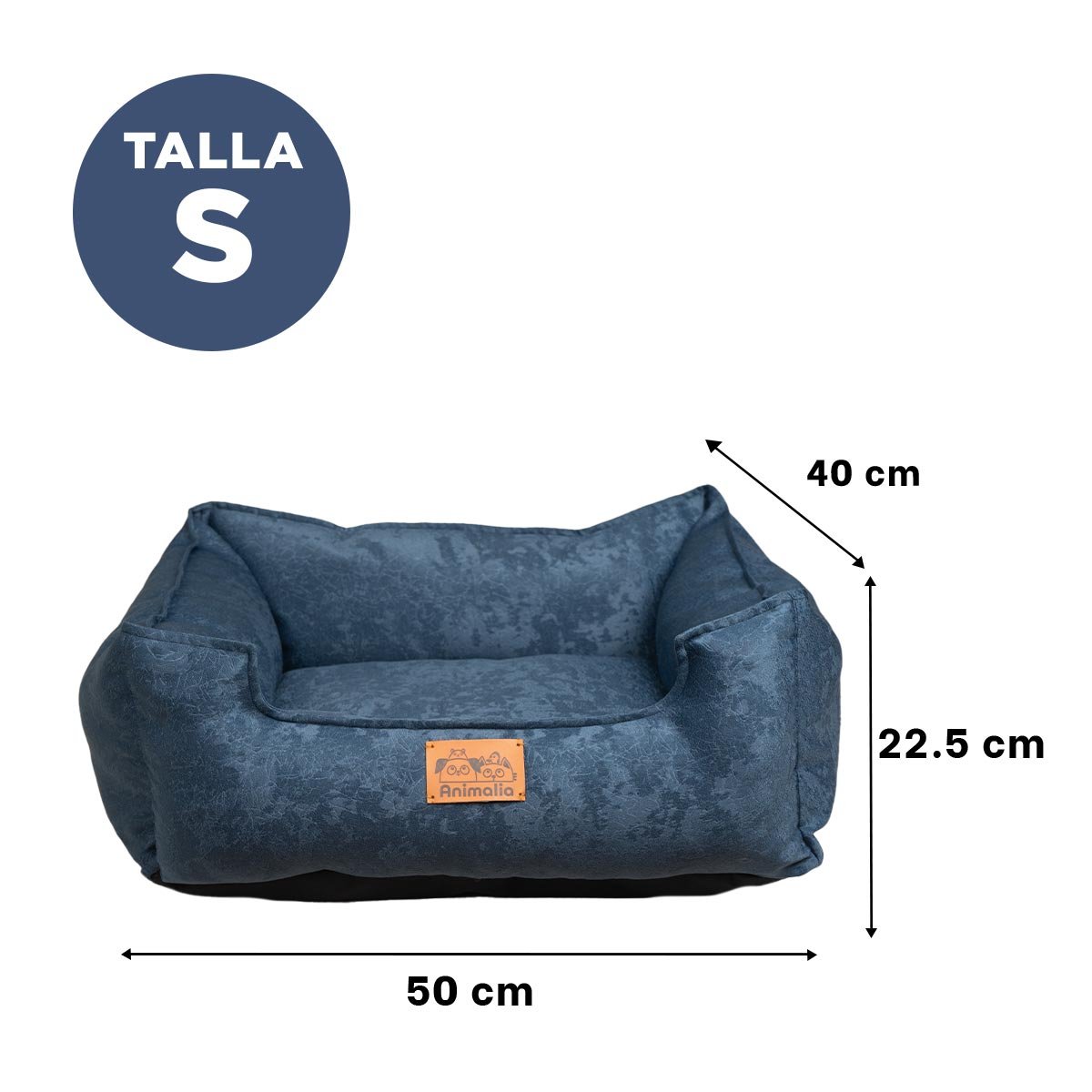 PACK2 BASE DE TALLA S EN COLOR COMPLETO DE AZUL LABRADO PARA MASCOTAS Y+REGALO STICKER - 4