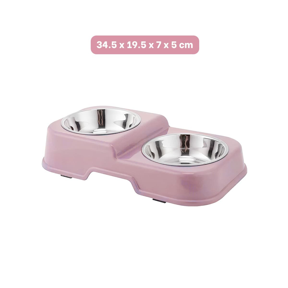 PACK12 BANDEJA DOBLE EN ROSADO CON DOS NIVELES Y PLATOS DESMONTABLES COMODA Y+REGALO STICKER - 4