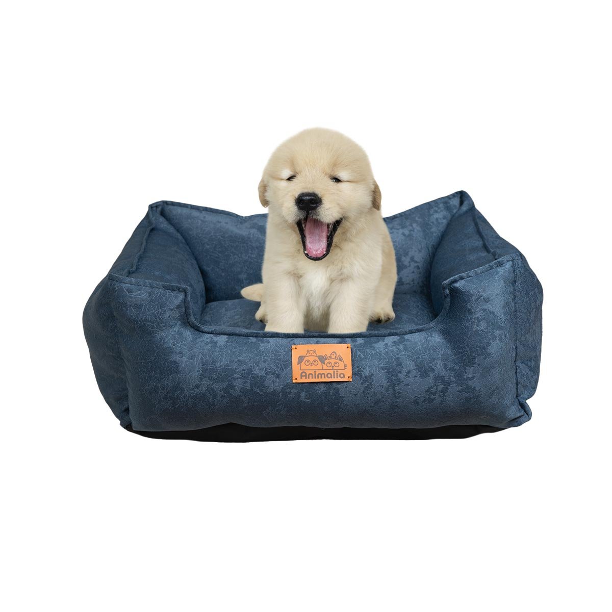 COLCHONETA PARA MASCOTAS Y EN COLOR COMPLETO DE AZUL LABRADO DE TALLA S COMODA Y+LIGAS REGALO - 3