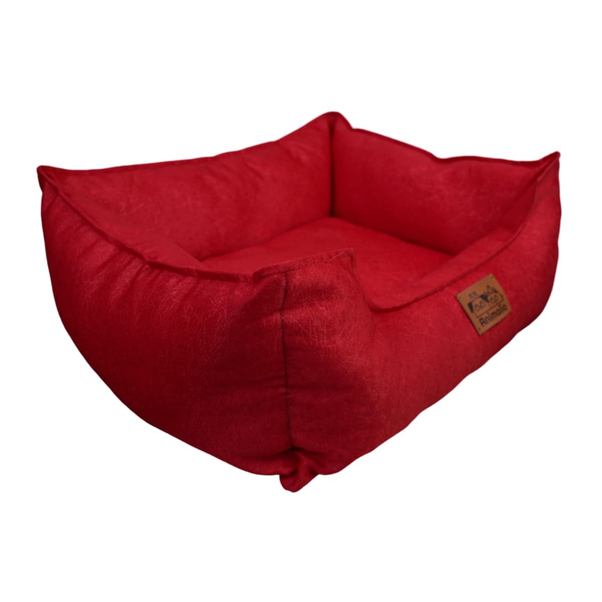 SOPORTE ACOLCHADO PARA PERRO TALLA S ROJO COMPLETO Y+PAPEL REGALO - 1
