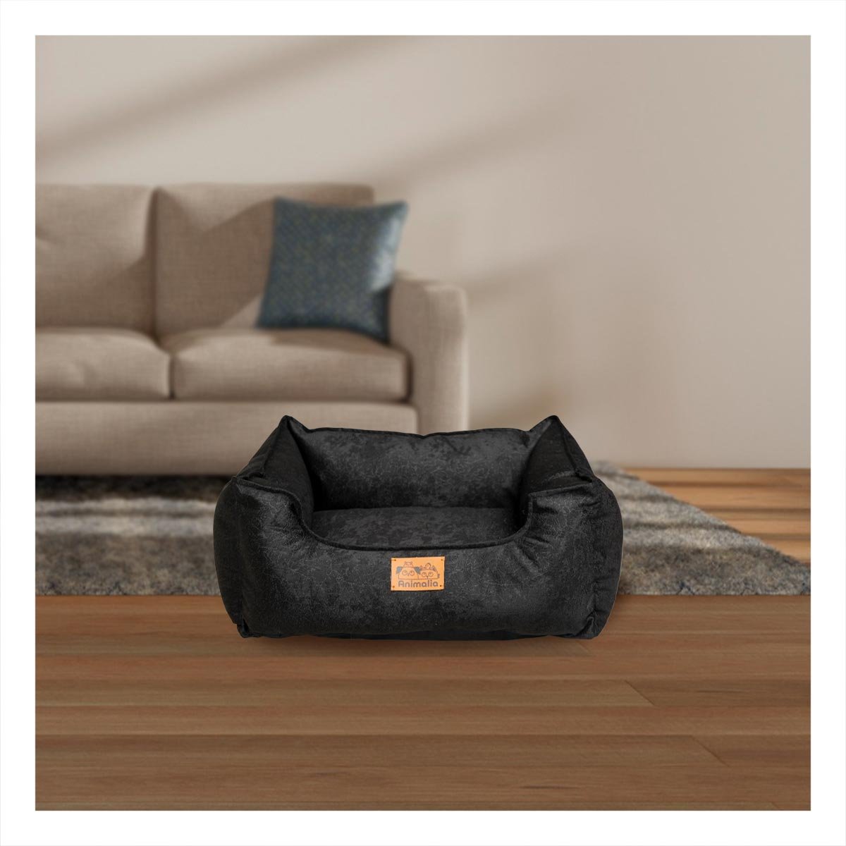 PACK2 DESCANSO NEGRO PARA PERRO TALLA S CON COMPLETO Y+REGALO STICKER - 5