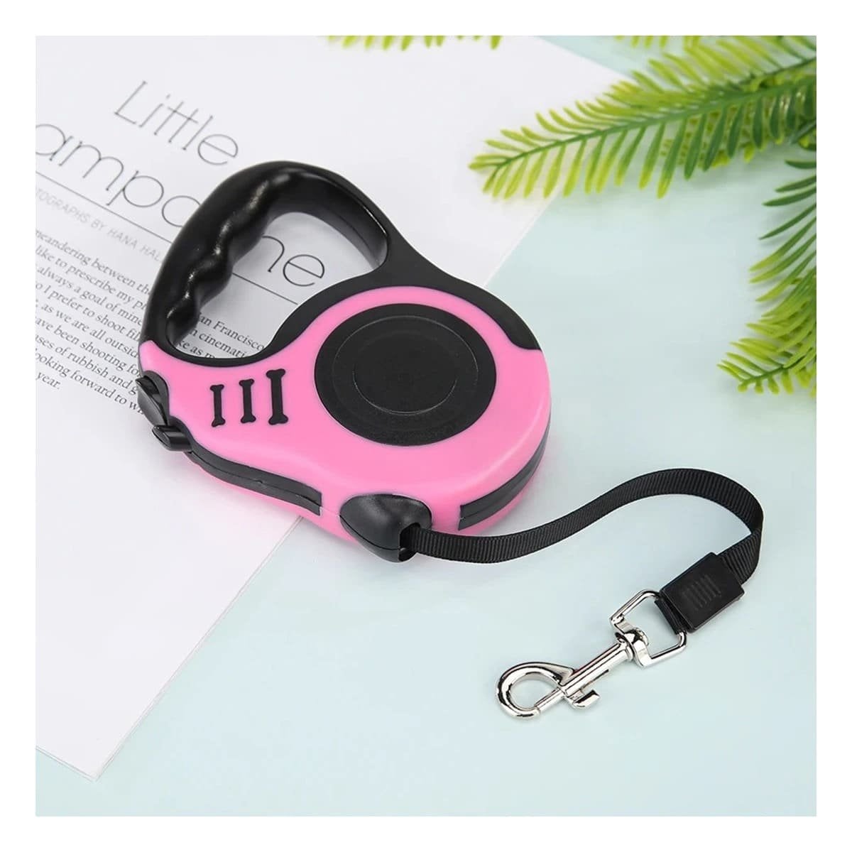 PACK2 FILAMENTO CONFIABLE ROSADO 3 METROS PARA PERROS CON SISTEMA DE CALIDAD - 2