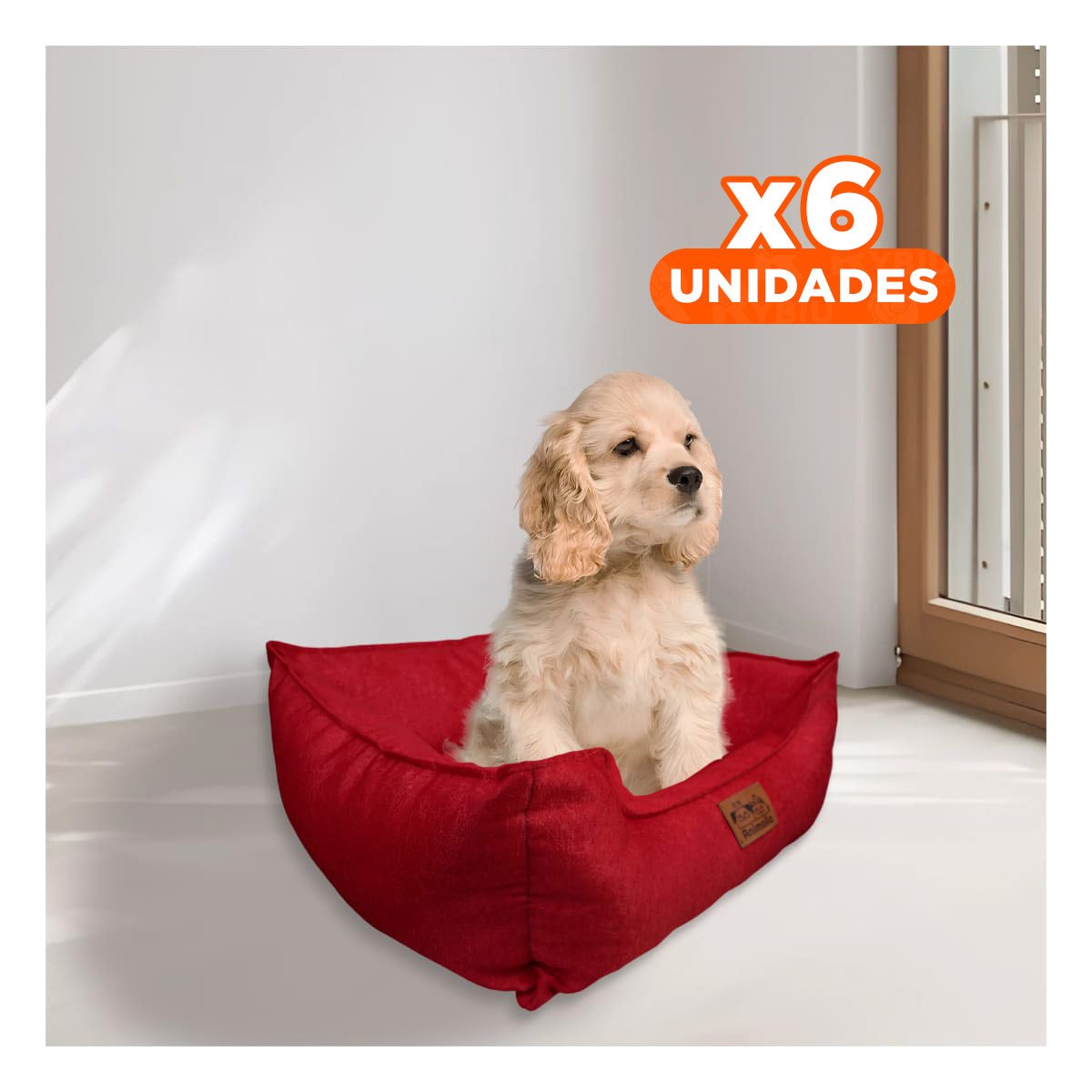 PACK6 ZONA ROJO PARA PERRO TALLA S CON COMPLETO Y+REGALO STICKER - 1