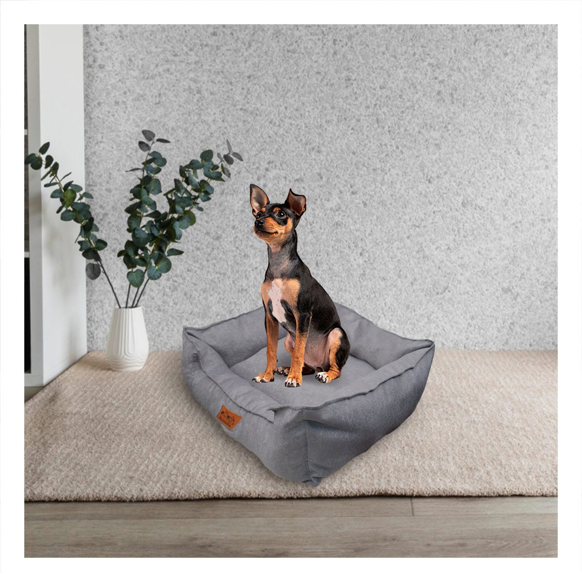CAMA PLOMO PARA PERRO TALLA S CON COMPLETO Y+LIGAS REGALO - 1