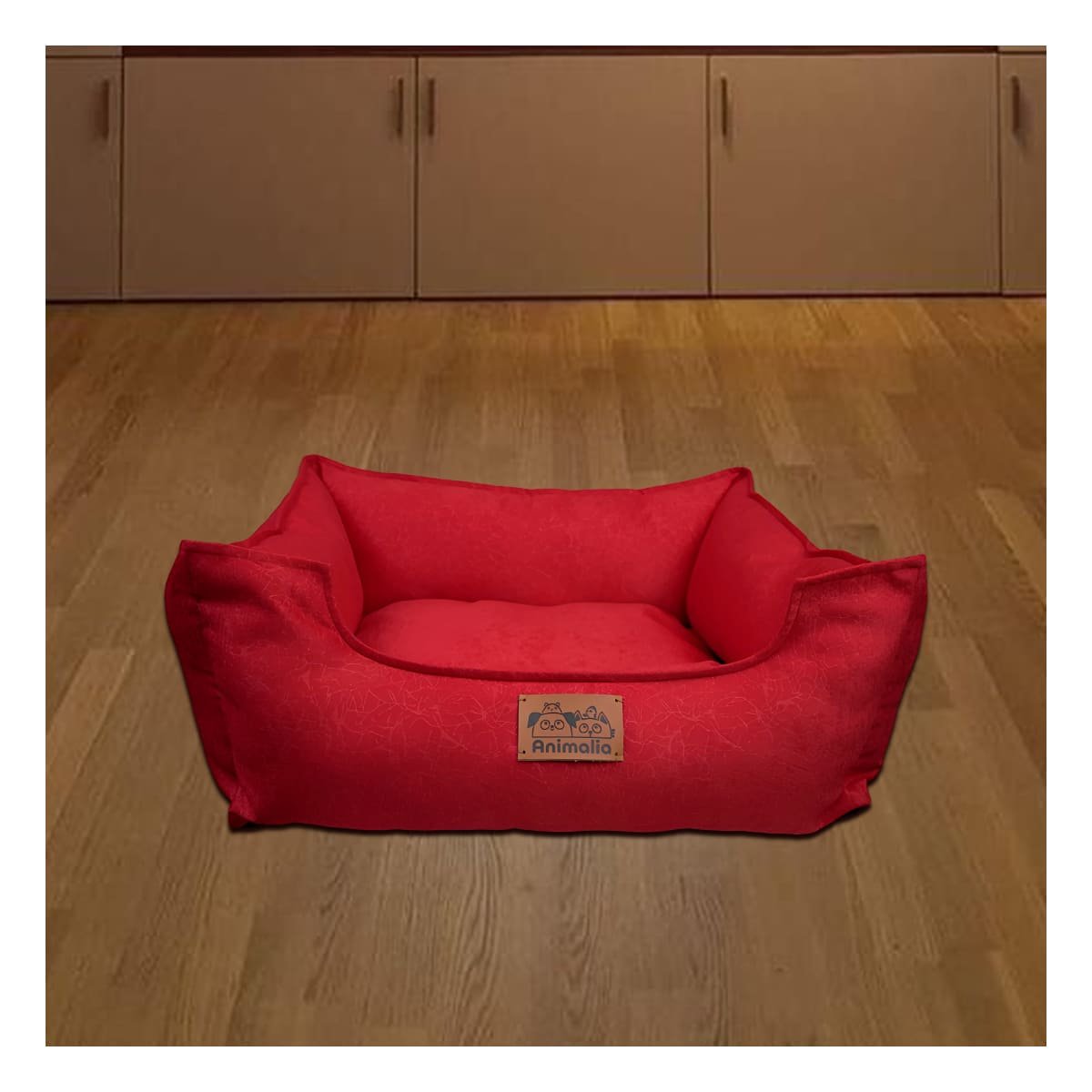 UNIDAD DE DESCANSO PARA PERRO TALLA S ROJO COMPLETO Y+REGALO STICKER - 2