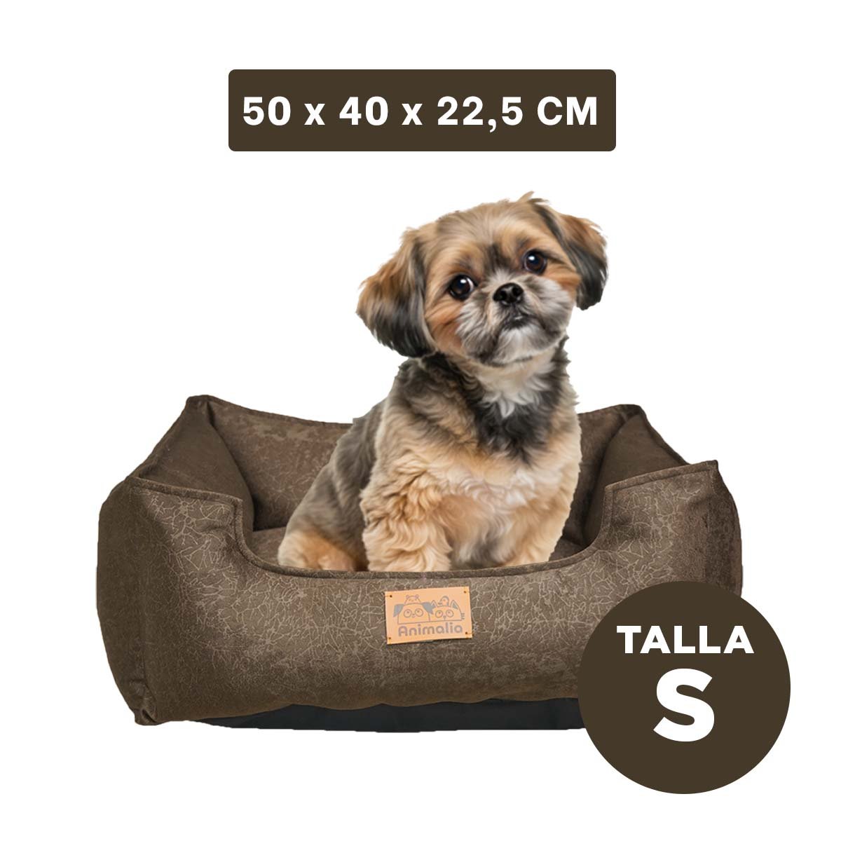 PACK4 BASE MARRON PARA PERRO TALLA S CON COMPLETO - 4