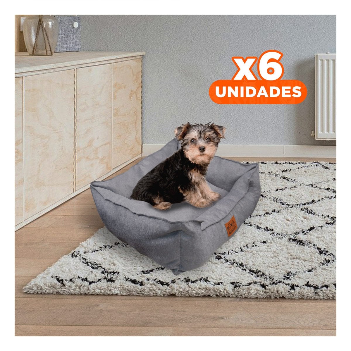 PACK6 ZONA PLOMO PARA PERRO TALLA S CON COMPLETO Y+REGALO STICKER - 1