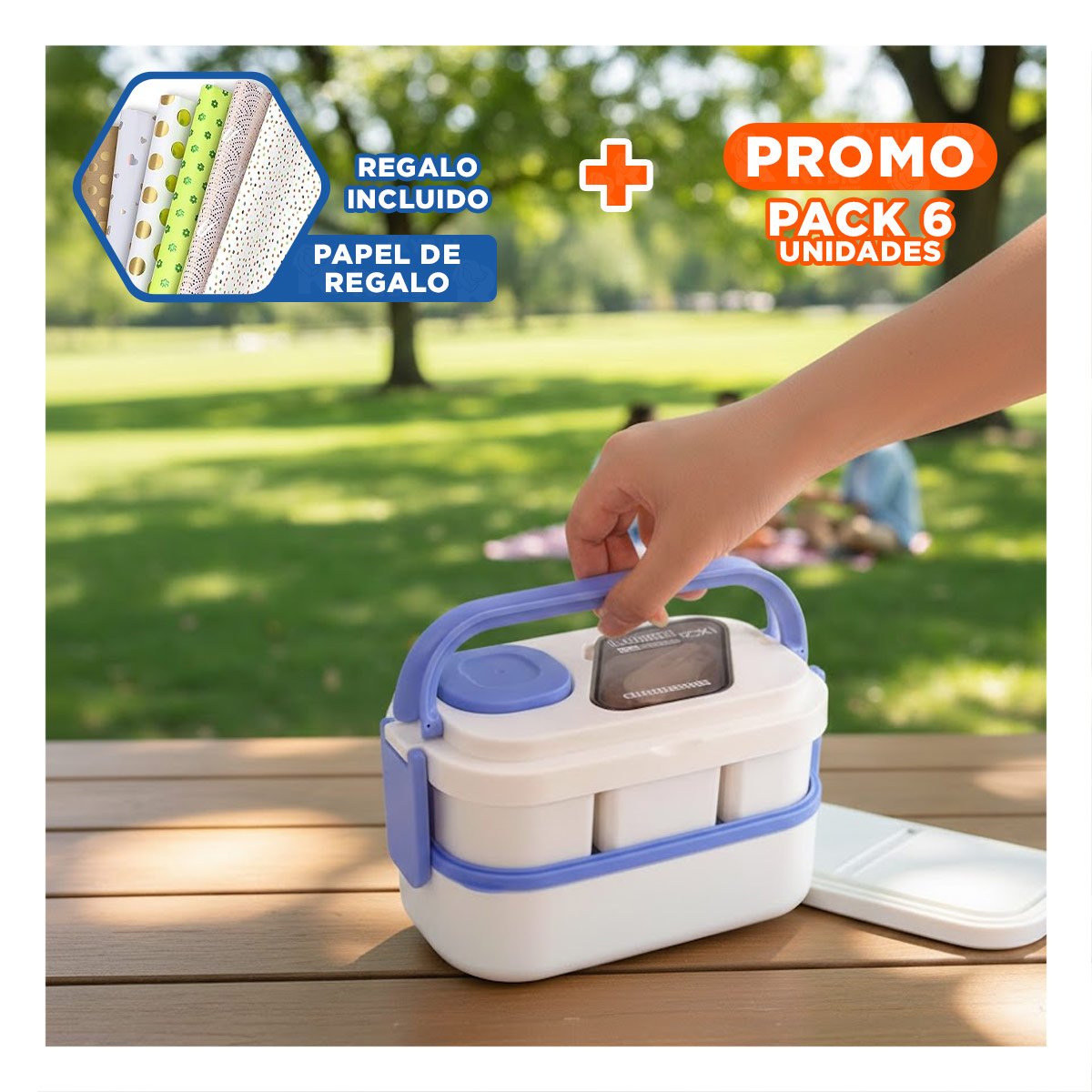 PACK6 BOTE MODULAR CON SEPARADORES 2 PISOS LILA Y BLANCO PARA COCINA ORGANIZADA Y+PAPEL REGALO - 1