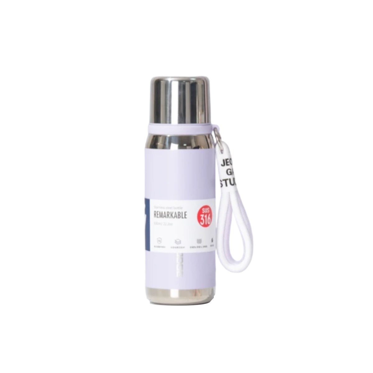 PACK2 ENVASE LILA 500ML CON TAPA HERMÉTICA PARA TRANSPORTE DE BEBIDAS Y+REGALO STICKER - 2