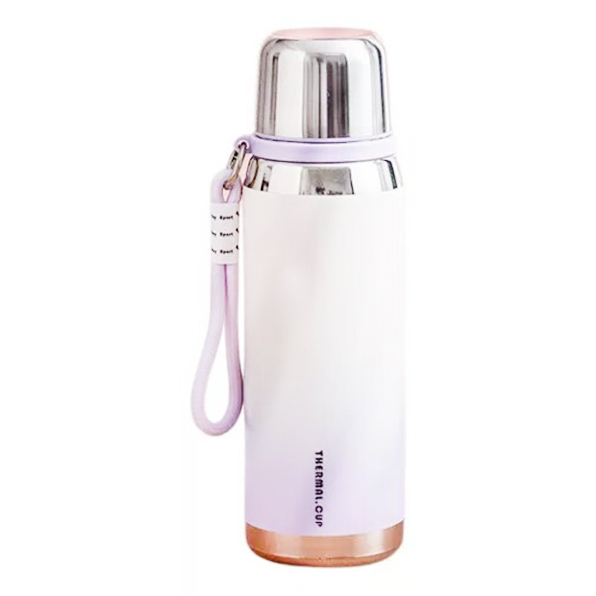 VASO 800ML LILA CON TAPA SEGURA Y DISEÑO MODERNO PARA OFICINA Y HOGAR Y+PAPEL REGALO - 1