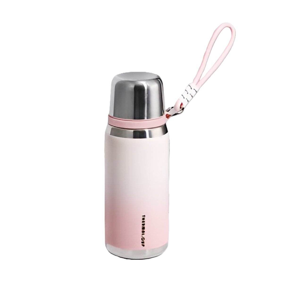VASO 800ML ROSADO DOBLE PARED QUE CONSERVA TEMPERATURA POR HORAS Y+LIGAS REGALO - 3
