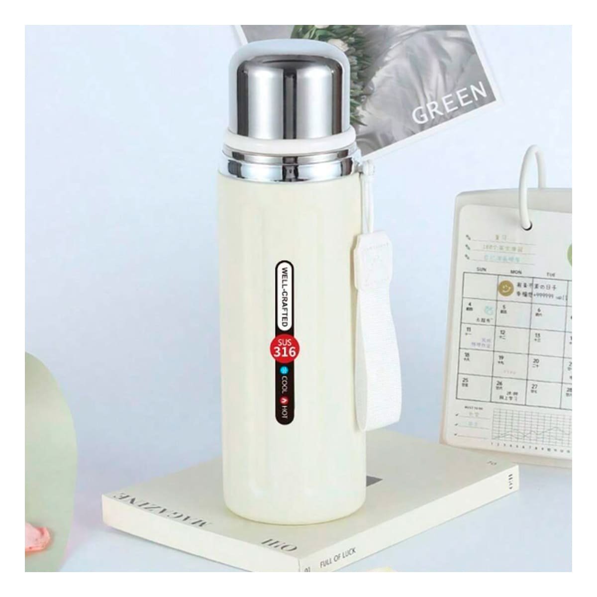 PACK4 RECIPIENTE 800ML BLANCO RESISTENTE Y DURADERO PARA USO DIARIO Y CASA Y+REGALO STICKER - 5