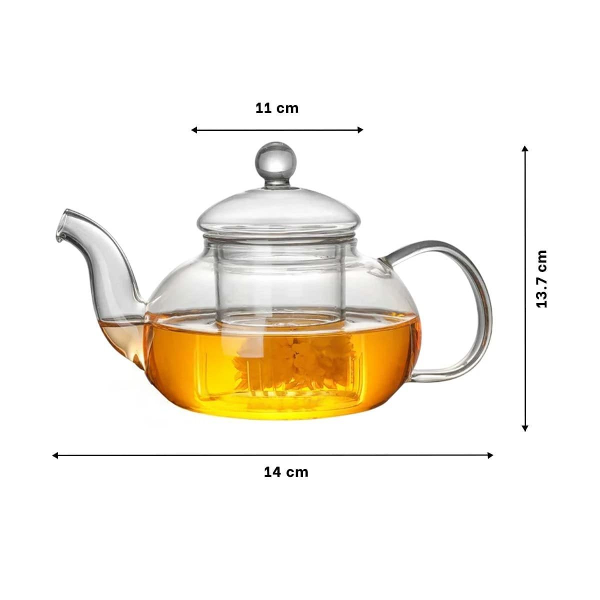 PACK6 INFUSOR ELEGANTE PARA SERVIR TE EN HOGAR Y OFICINA 1000 ML Y+PAPEL REGALO - 4