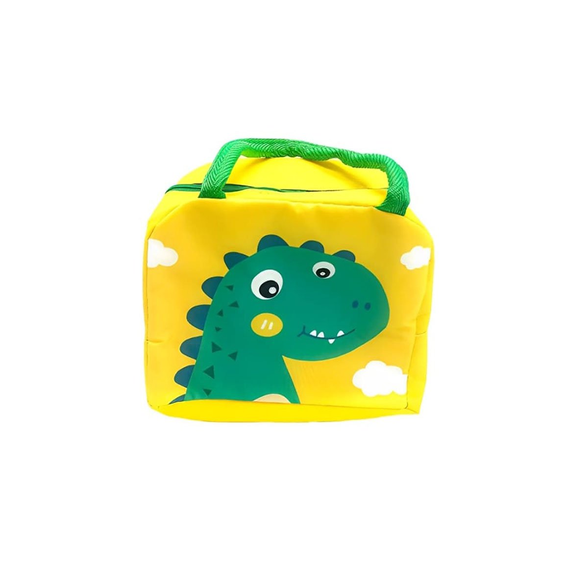 PACK12 PORTA VIANDAS TERMICO LIGERO Y RESISTENTE DINOSAURIO AMARILLO Y+REGALO STICKER - 2