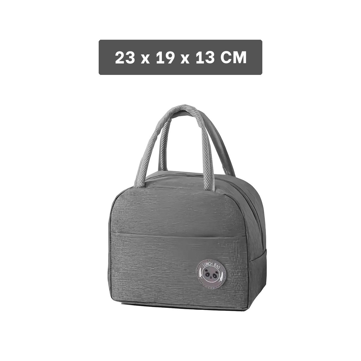 CONTENEDOR DE COMIDA Y BOLSILLO EXTERIOR PRACTICO PARA USO DIARIO PLOMO - 4