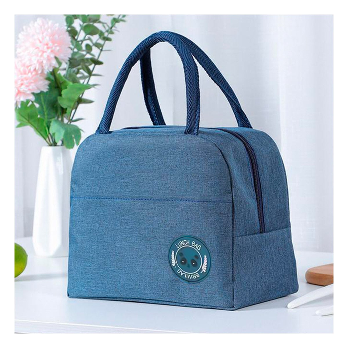PACK6 MOCHILA TERMICA DE USO COTIDIANO CON ETIQUETA OSO AZUL MARINO - 2