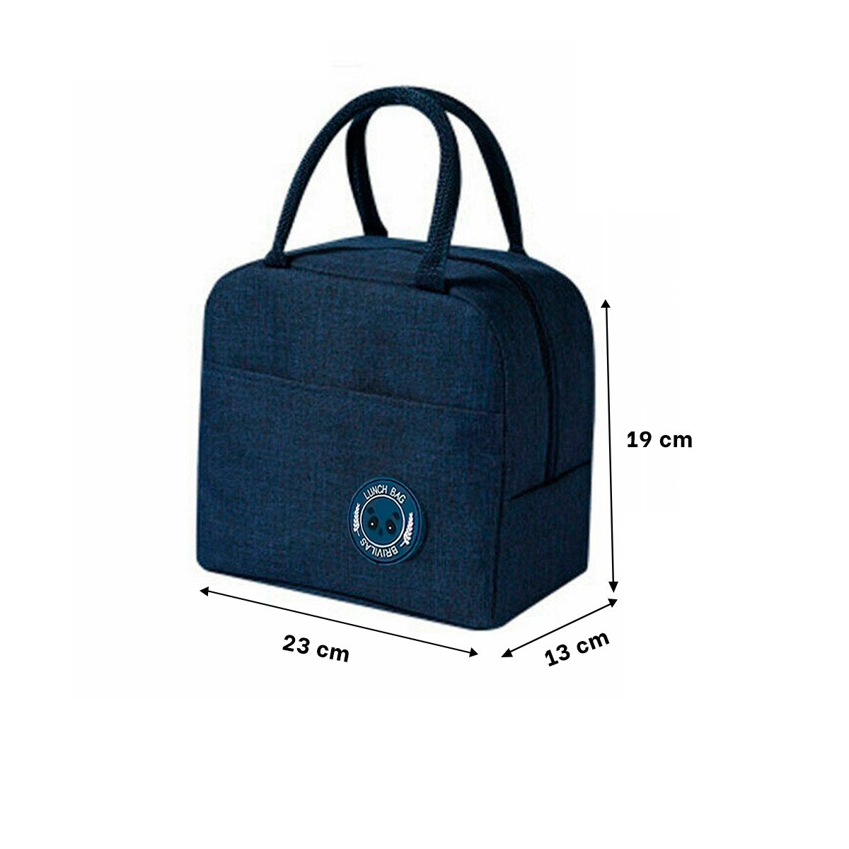 PACK12 MOCHILA TERMICA PERSONAL PARA SALIDAS ETIQUETA OSO AZUL MARINO - 4