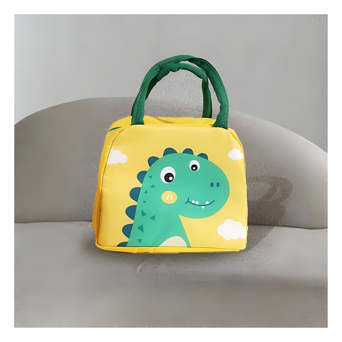 PACK4 LUNCH BOX TERMICA RESISTENTE Y LIGERA DINOSAURIO AMARILLO - 3