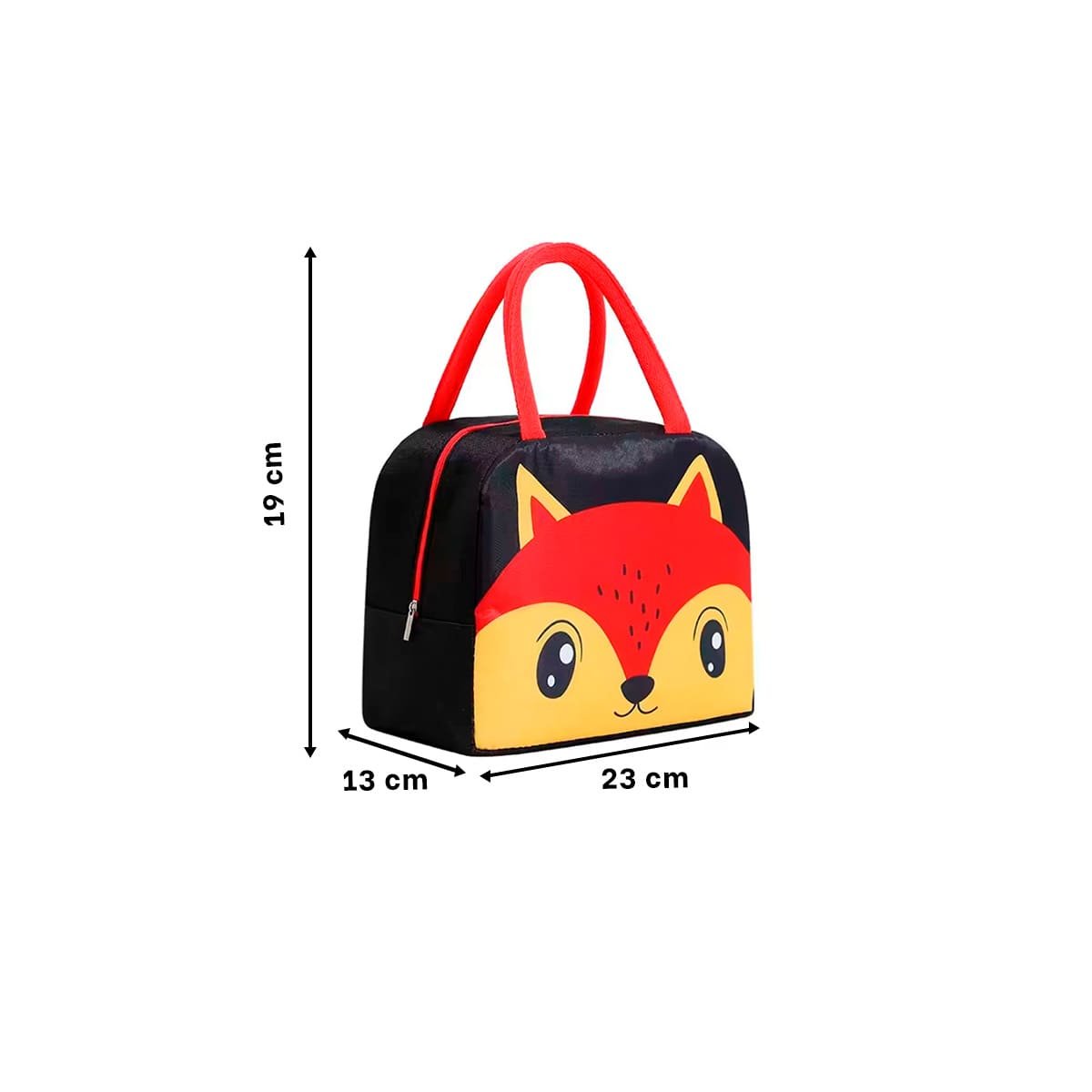 CONTENEDOR DE COMIDA TERMICO PERFECTO PARA PICNIC Y VIAJES ZORRO NEGRO Y+LIGAS REGALO - 4