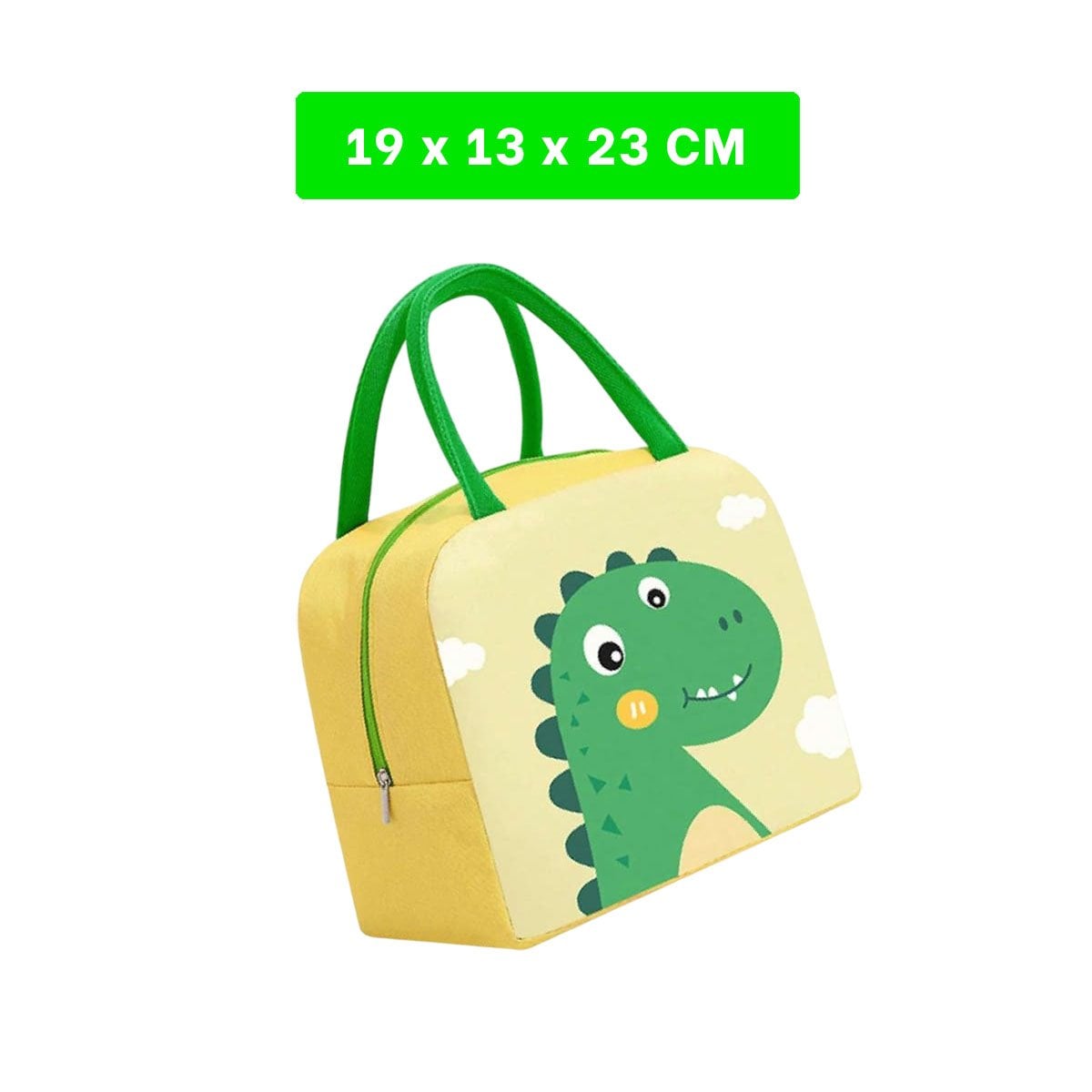 PACK2 LUNCH BOX TERMICA CON COMPARTIMENTOS SEPARADOS DINOSAURIO AMARILLO - 4