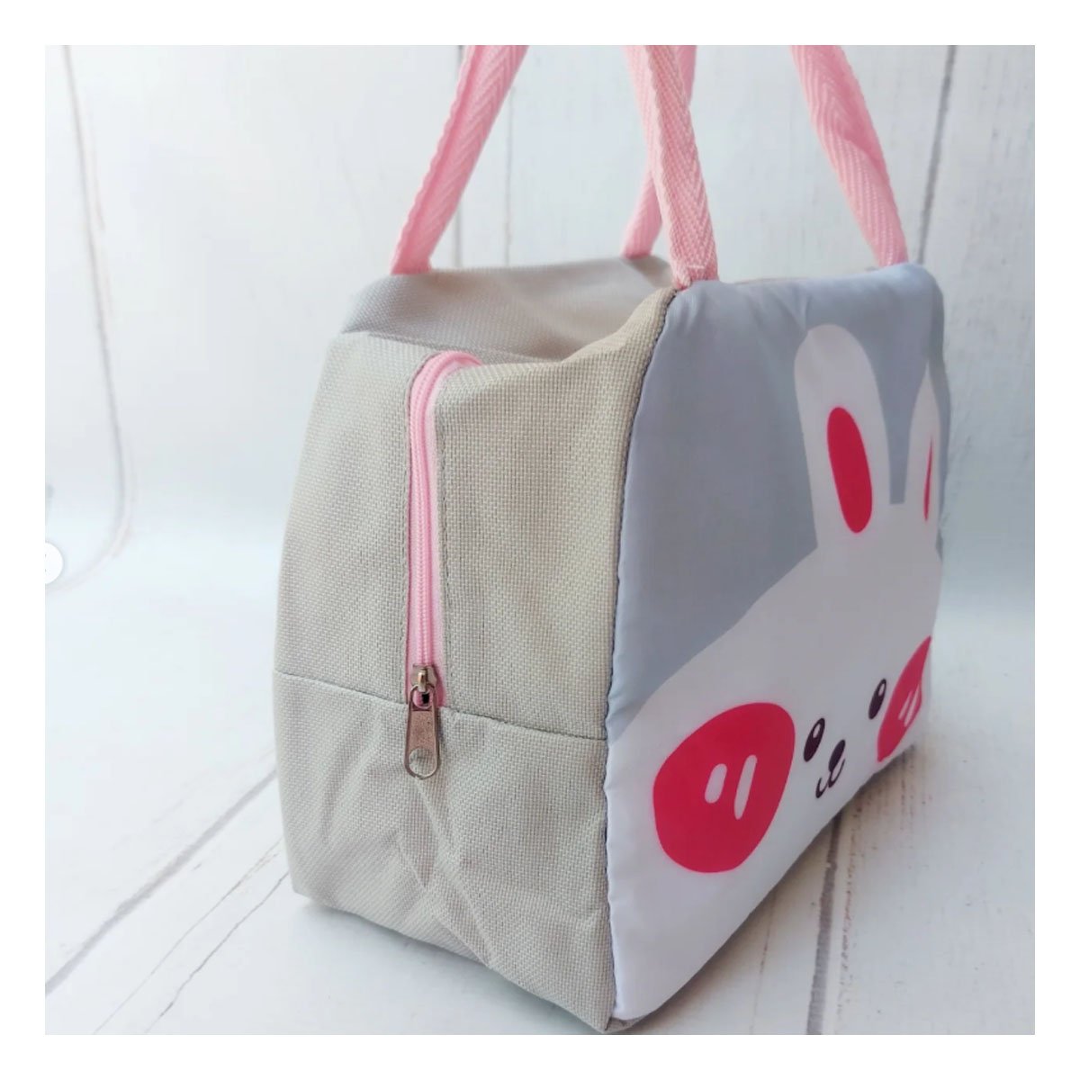 PACK2 LUNCH BOX TERMICA CON COMPARTIMENTOS Y ORGANIZADOR CONEJO PLOMO CLARO - 5