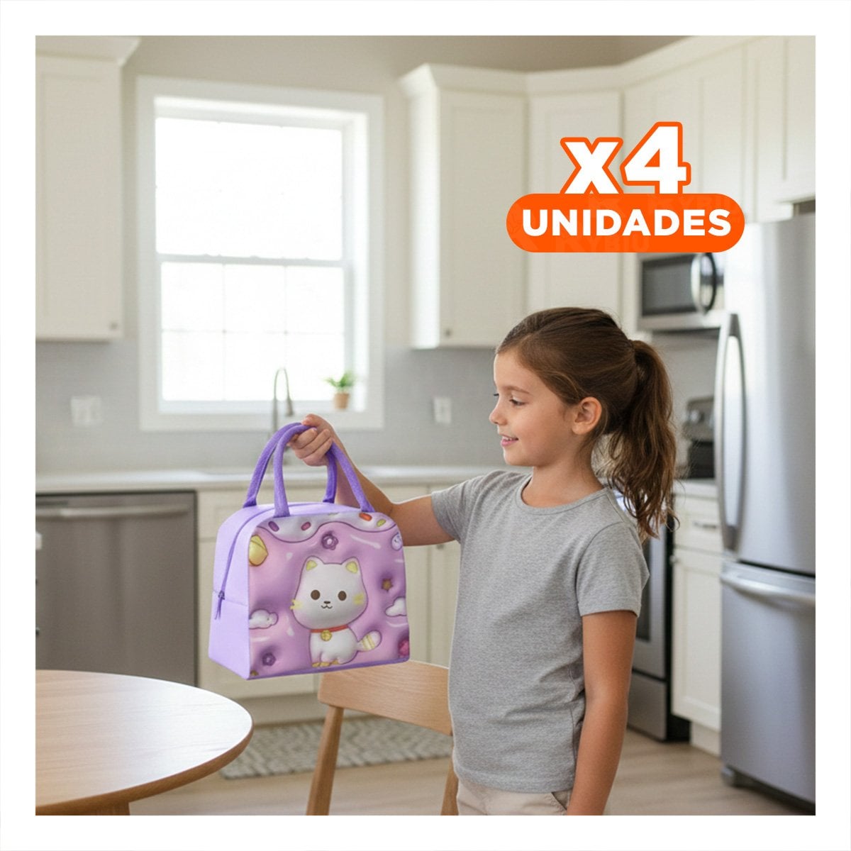 PACK4 PORTA ALIMENTOS PARA ESPIRITU ACTIVO EN MOVIMIENTO LILA - 1