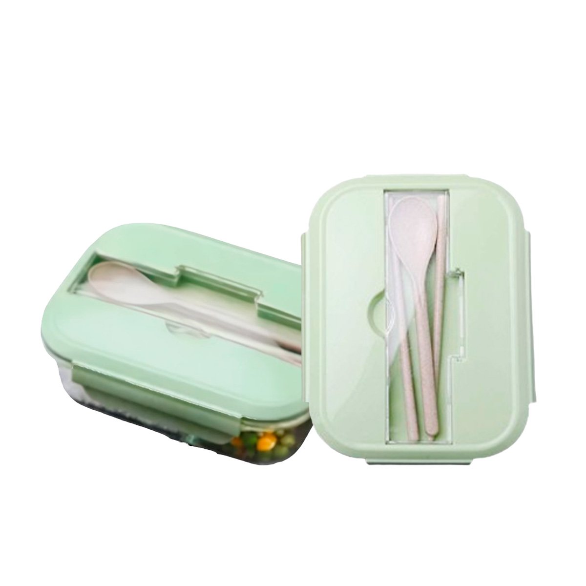 PACK6 MODULAR CON DIVISIONES INTEGRADAS PARA USO ESCOLAR VERDE Y+REGALO STICKER - 2