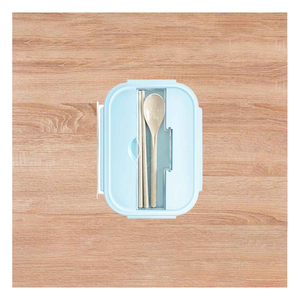 ENVASE REUTILIZABLE DE VIDRIO PARA SNACKS FRESCOS CELESTE Y+POST IT - 2