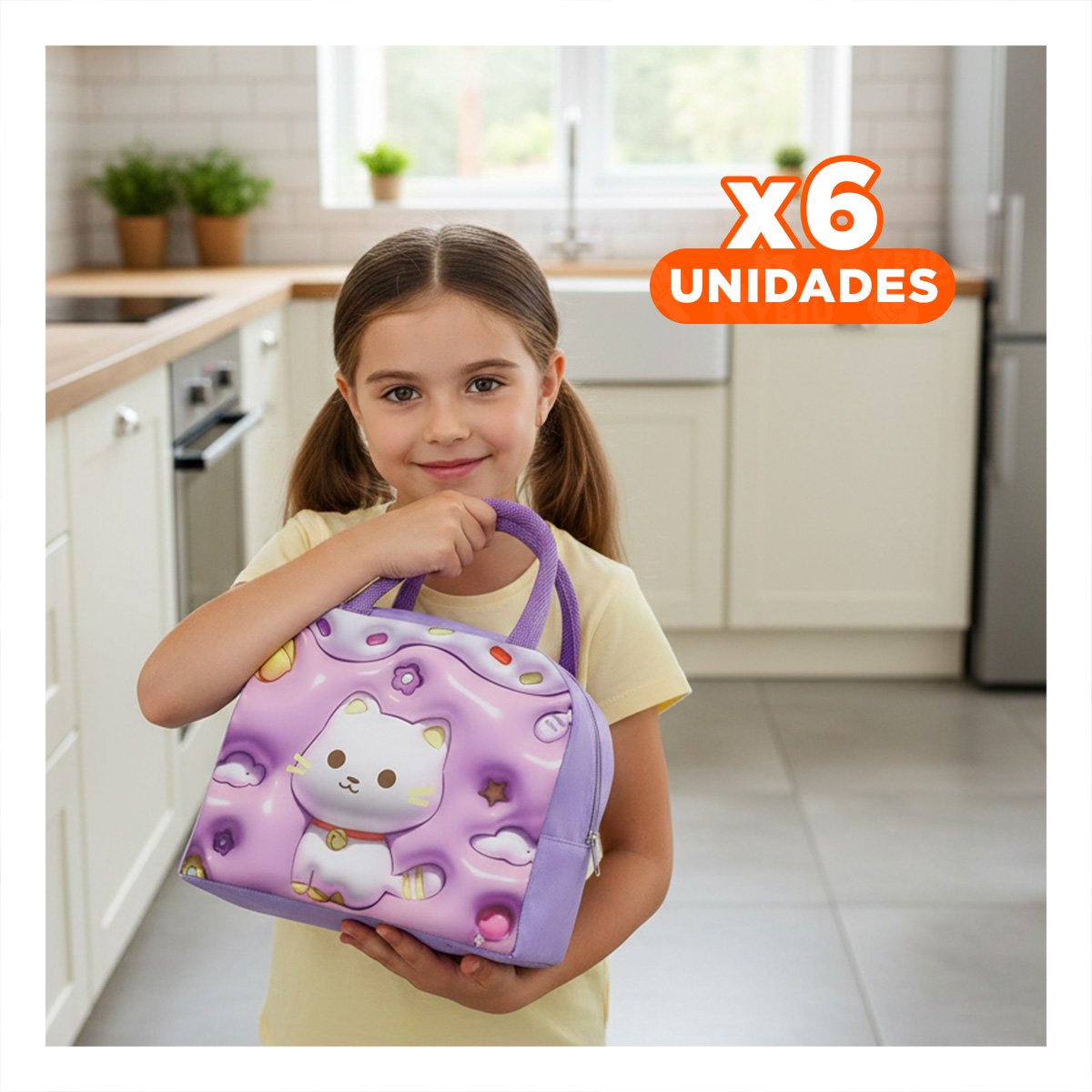 PACK6 CONTENEDOR DE COMIDA PARA VIDA EN MARCHA LILA Y+REGALO STICKER - 1