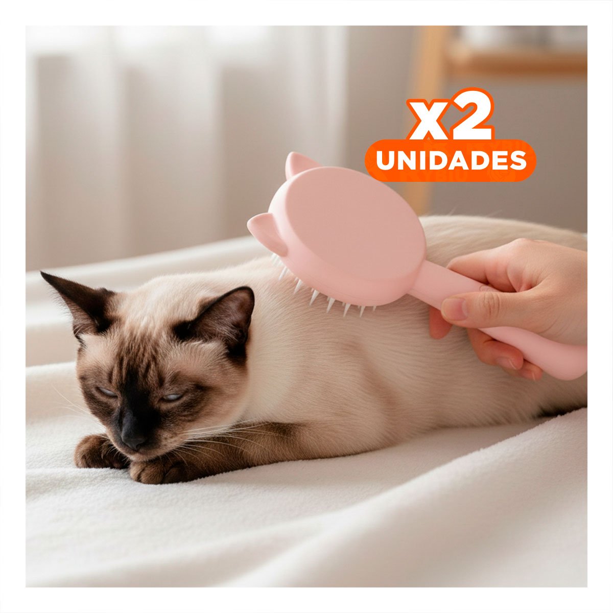 PACK2 SOLUCION PORTATIL PARA CEPILLADO DE MASCOTAS CON VAPOR INTEGRADO Y+REGALO STICKER - 1