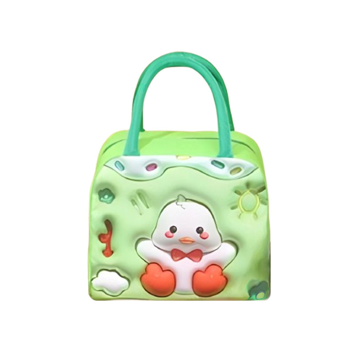 PACK4 RECIPIENTE TERMICO PARA USO ESCOLAR DIARIO VERDE Y+PAPEL REGALO - 3