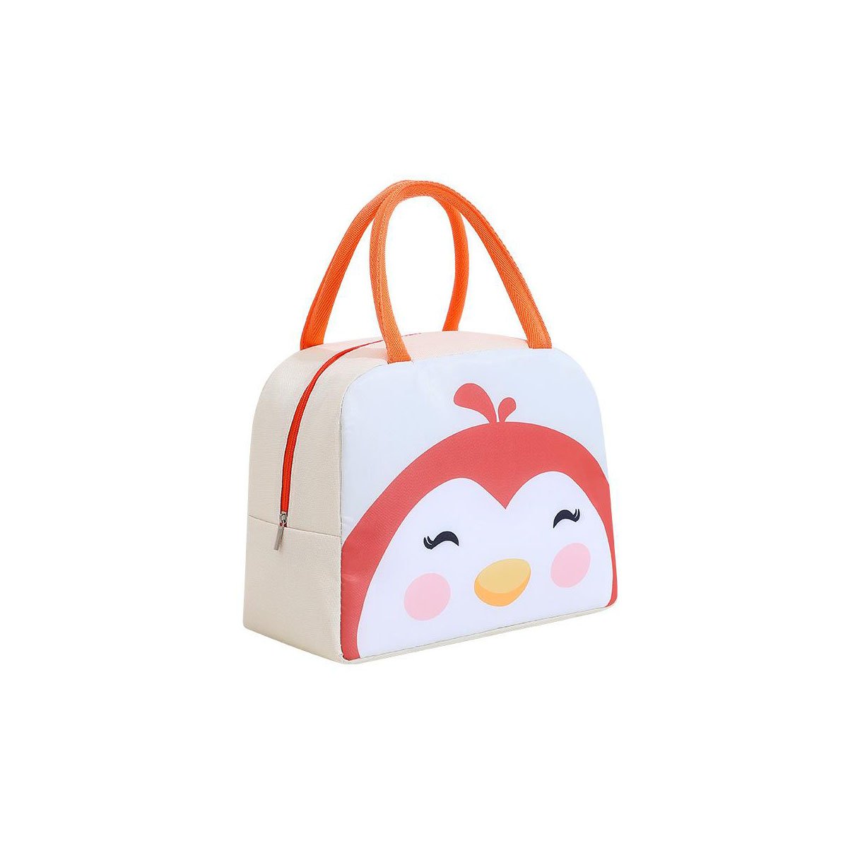 PACK12 ORGANIZADOR TERMICO CON COMPARTIMENTOS INTERNOS PINGUINO BEIGE Y+REGALO STICKER - 2