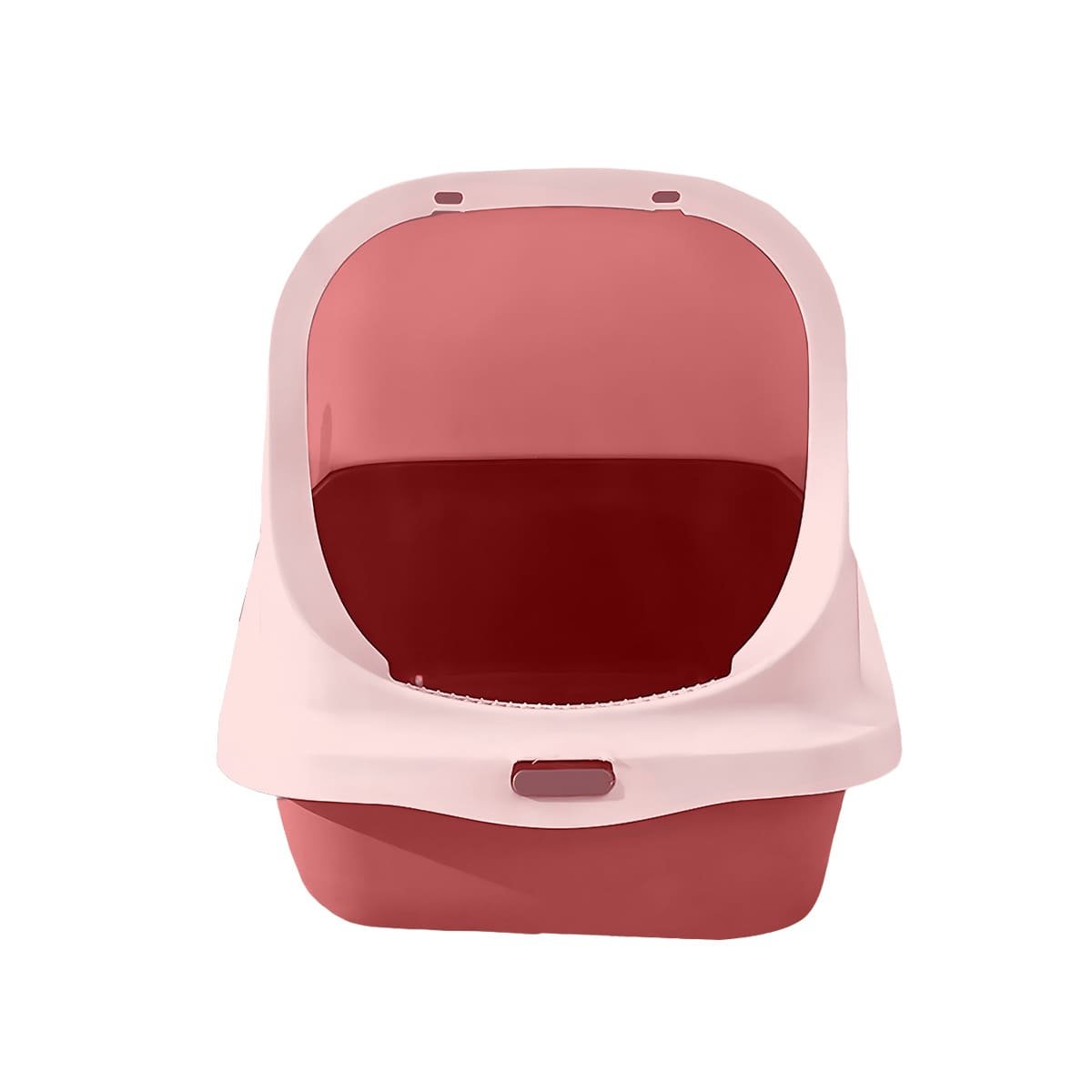 SISTEMA HIGIENICO CERRADO CON PALA PARA GATO ROSADO USO DIARIO EN INTERIOR Y+LIGAS REGALO - 3