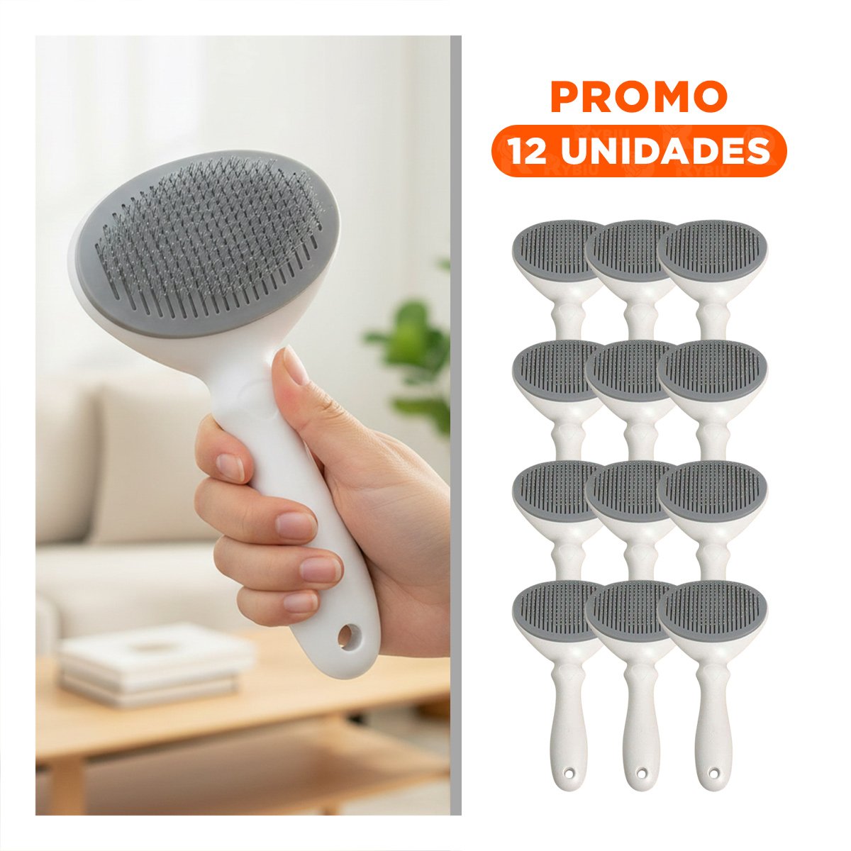 PACK12 HERRAMIENTA DOMESTICA PLOMO Y BLANCO PARA PRENDAS Y TAPIZ Y+REGALO STICKER - 1